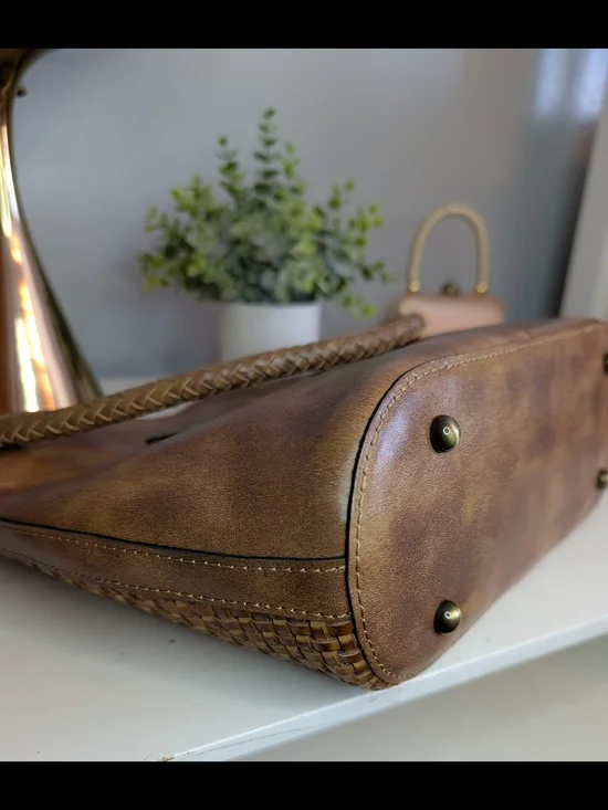 Patricia Nash Castelli Woven Leather Hobo Bag - Like New! - Picture 8 of 12